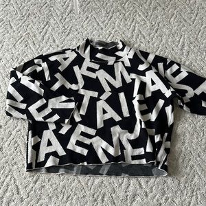 Maeve by Anthropologie Black and White Sweater